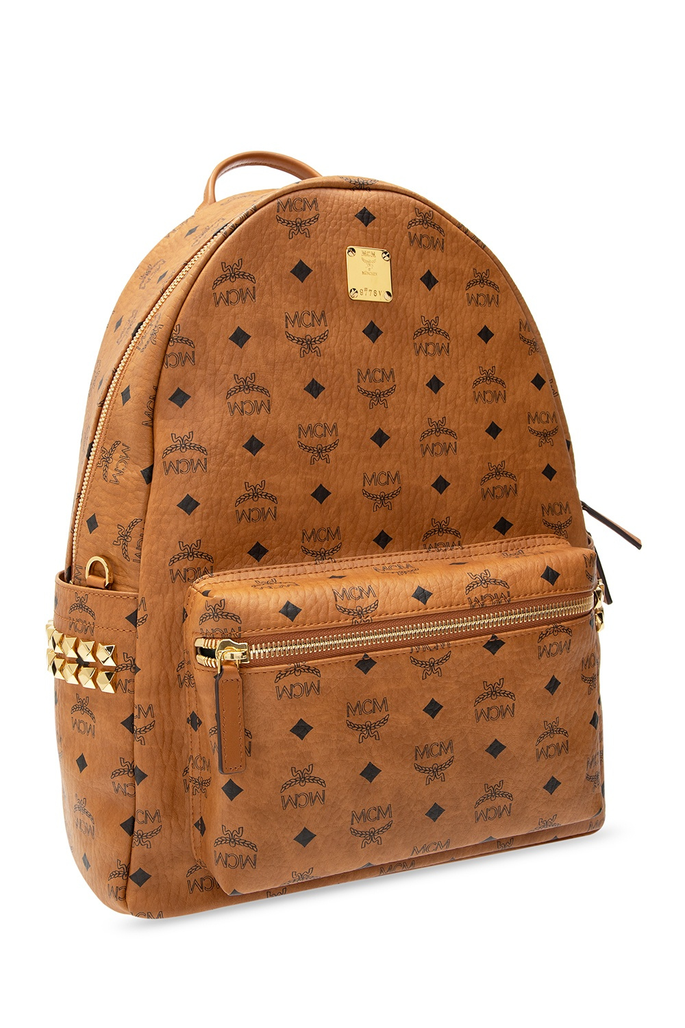 Brown Patterned backpack MCM Vitkac GB